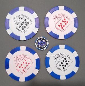 Poker Chip Coasters