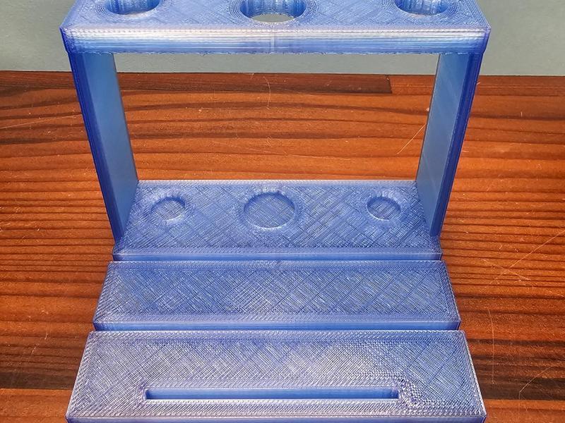 Nail Art Brush, Plate, and Scrapper Card Holder