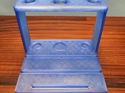 Nail Art Brush, Plate, and Scrapper Card Holder