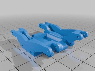 SCX24 Adapter skids to fit FCX18 FCX24 FC24M 