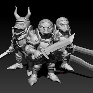 Duck warrior bundle Presupported