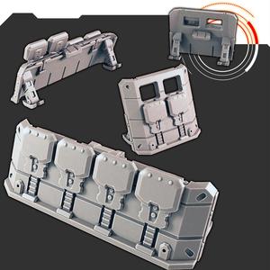 Sci-fi Quick Deploy Barriers [Support-free]