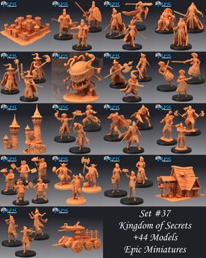 Kingdom of Secrets Set / Medieval & Fantasy Castle Encounter / Pre-Supported