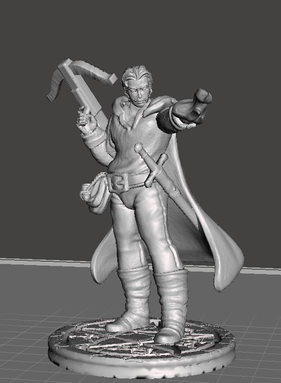 Human Warlock with Crossbow
