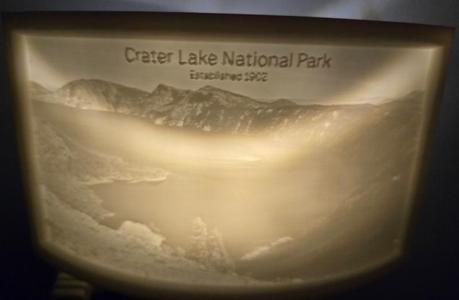 Crater Lake Nightlight Lithophane