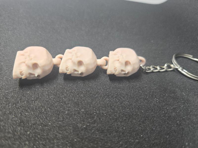 Skull Keyring