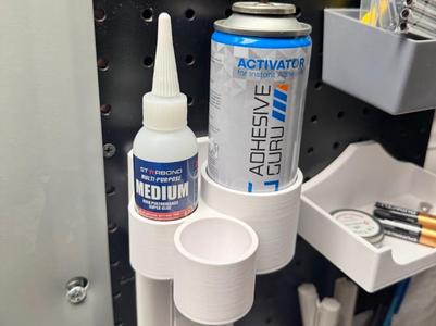 Pegboard Glue Holder