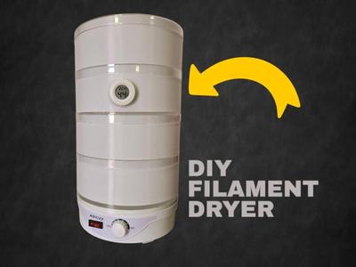 DIY Filament Dryer from food dehydrator