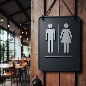 Toilet Door Sign