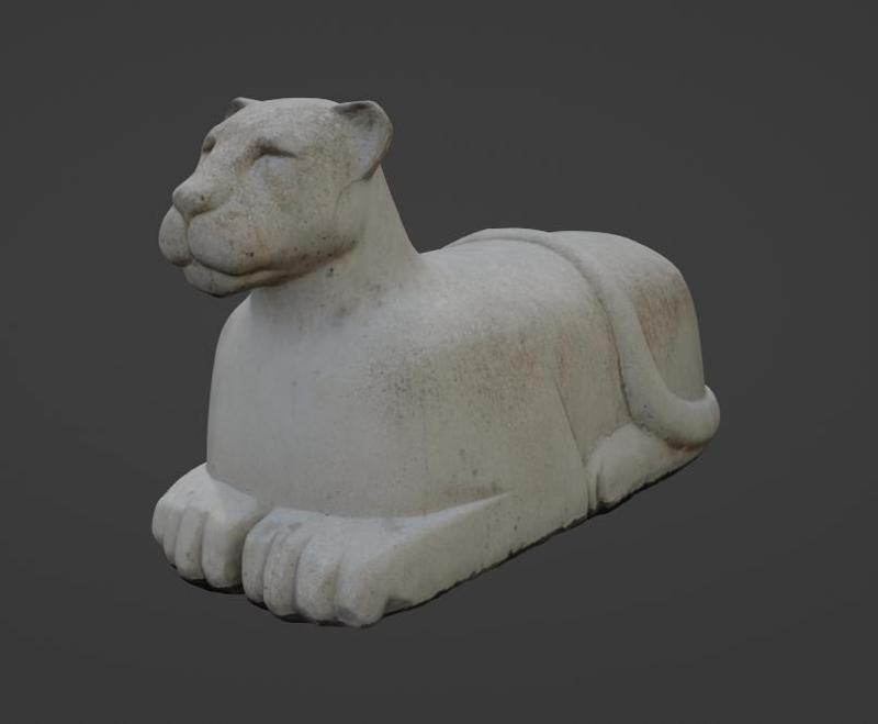 Stockholm Lion Female (concrete bollard)