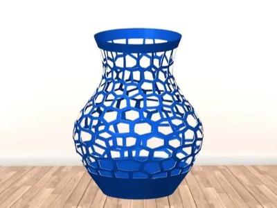Voronoi Vase | House Flower vase