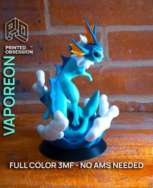 Vaporeon – Pokemon – Fanart – Multi Color