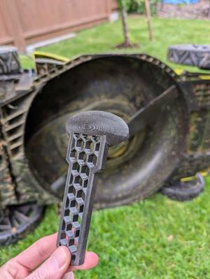 Lawn Mower Hex Scraper