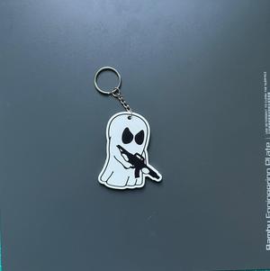 Gun Ghost Keychain