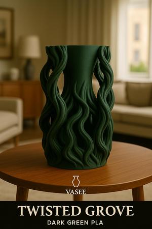 Root-shaped vase art organizer for natural style