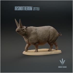 Arsinoitherium zitteli : The Twin Horned Mammal from the Cenozoic