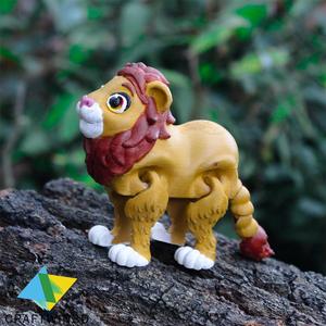 Print in Place Flexy Lion