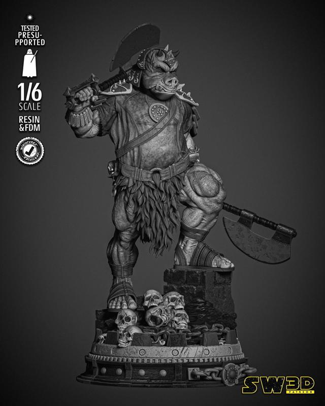 STAR WARS Gamorrean Sculpture