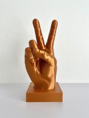Peace Sign Sculpture