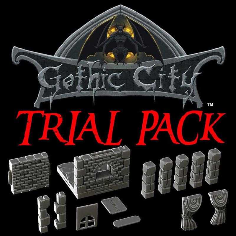 GOTHIC CITY (TILESCAPE 2.0) TRIAL PACK – OUR NEW KICKSTARTER IS NOW LIVE!!!