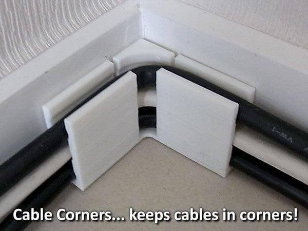 Cable Corners… keep cables in corners!