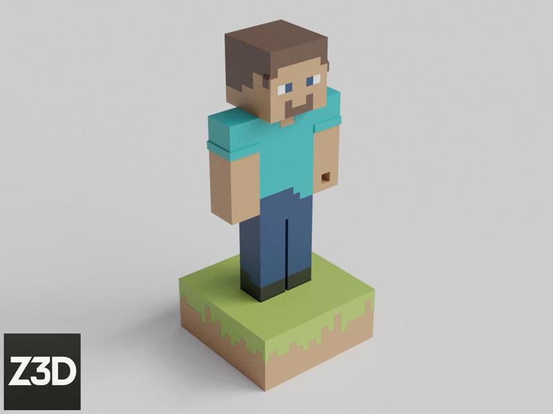 Minecraft Steve (AMS Optional)