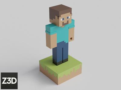 Minecraft Steve (AMS Optional)