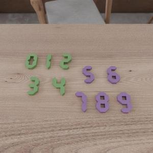 3D Numbers Stl Decor with 3D Stl Files and Ready to Print & Number One, One of a Kind, for House Number, 3D Printing, 3D Printed Decor
