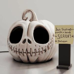 Halloween Jack Skellington Pumpkin – SEREV3d