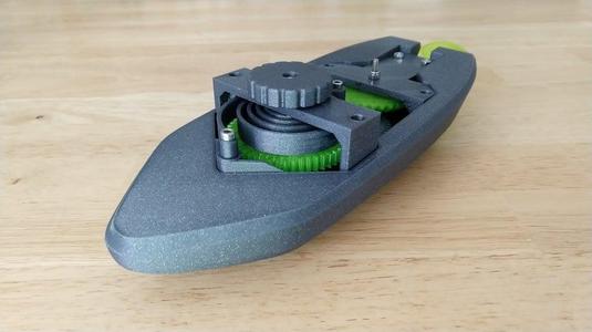wind-up Bathtub Boat V4 – Badewannen Boot zum Aufziehen – Funktionsfähig