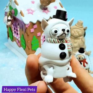 Chihuahua the Snowman – Christmas Collection (STL & 3MF) – FREE MODEL