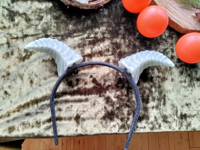 Headband with Troll Horns