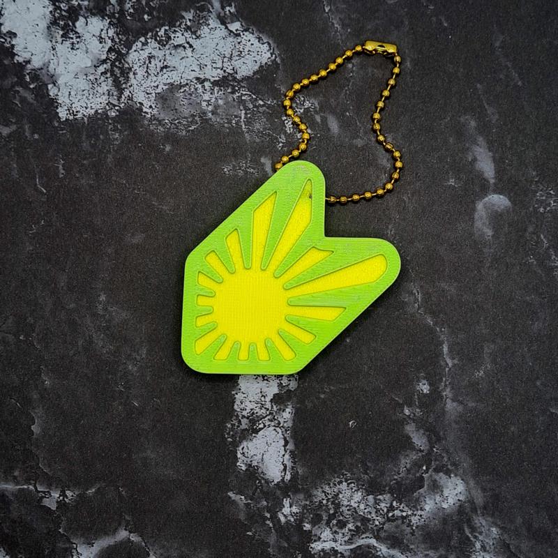 Rising Sun Wakaba Keychain (Style 1)