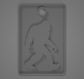 Bigfoot Luggage Tag
