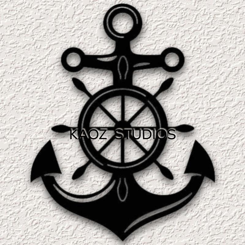 anchor wall art nautical wall decor navy decoration ship at sea