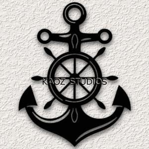 anchor wall art nautical wall decor navy decoration ship at sea