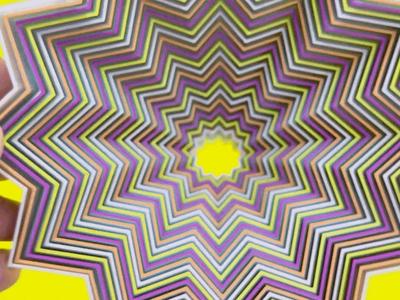 Fidget Star - 12 Points - 25 Rings