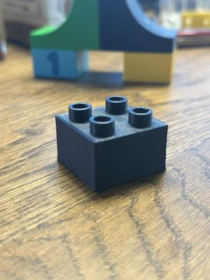 Lego Duplo 2x2 optimized - no support needed