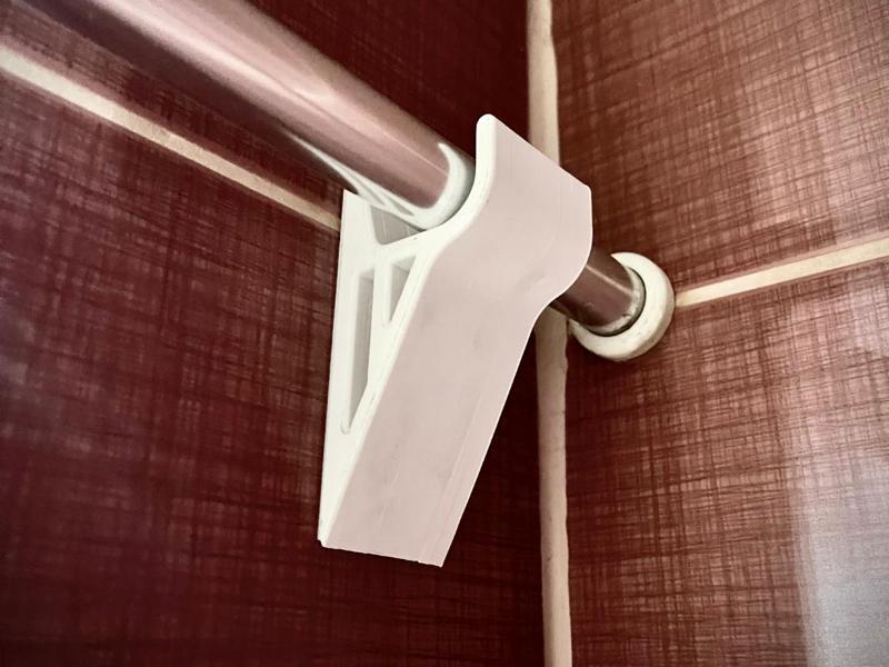 Shower Curtain Rod wall support holder