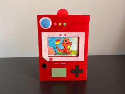 Pokémon Pokédex coloring page for acrylic pens