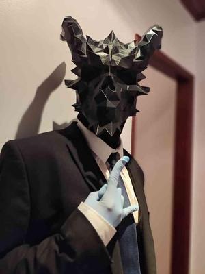 PayDay 2 Death Wish Skull LOW POLY