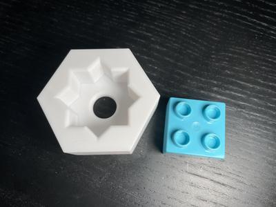 Simple Lego Duplo Adapter for Gravitrax