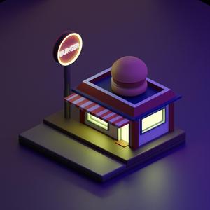 Miniature Burger Restaurant