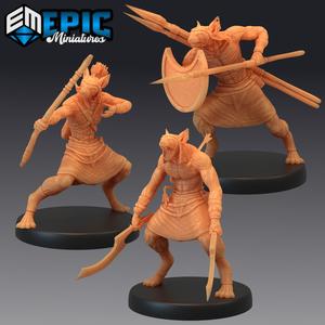 Catfolk Sphynx Set / Feline Warrior / Desert Fighter
