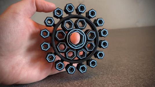 "Hexagon" Super Spinner Fidget Toy
