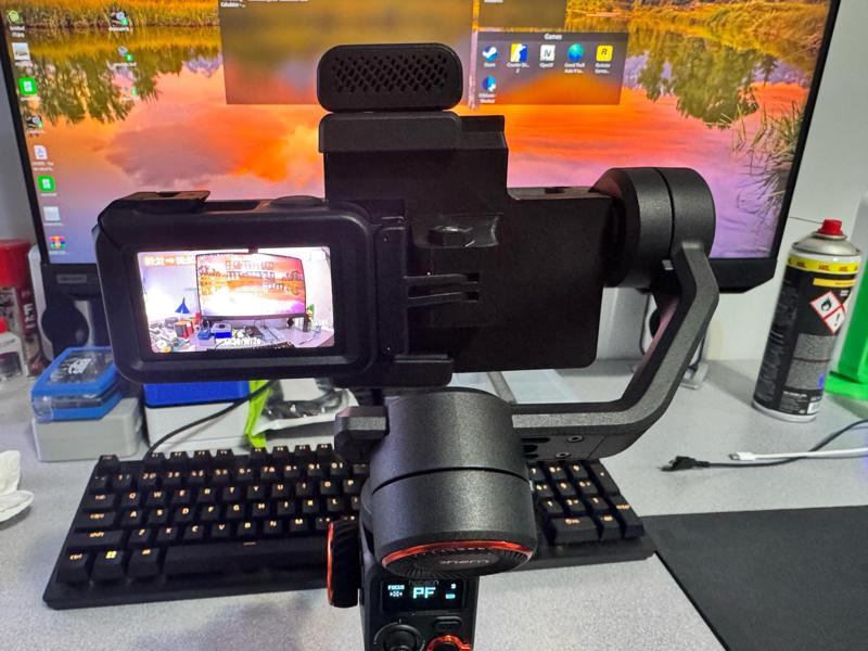 DJI Osmo Action 5 Pro adapter for Hohem M6 gimbal