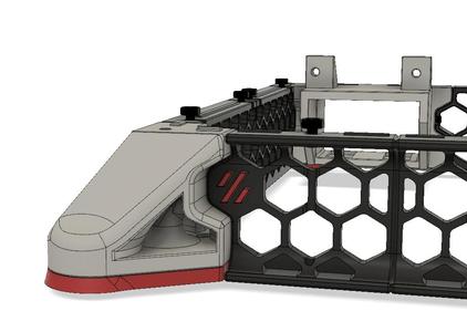 Extended feet for the V0.2r1 skirt (optional HULA)