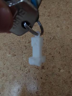 Minecraft creeper keychain