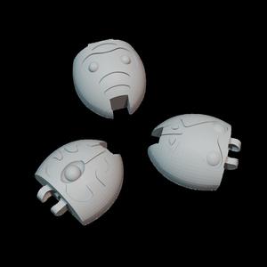 Posable Kraata Heads