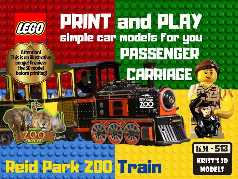 LEGO Reid Park ZOO Train Passenger